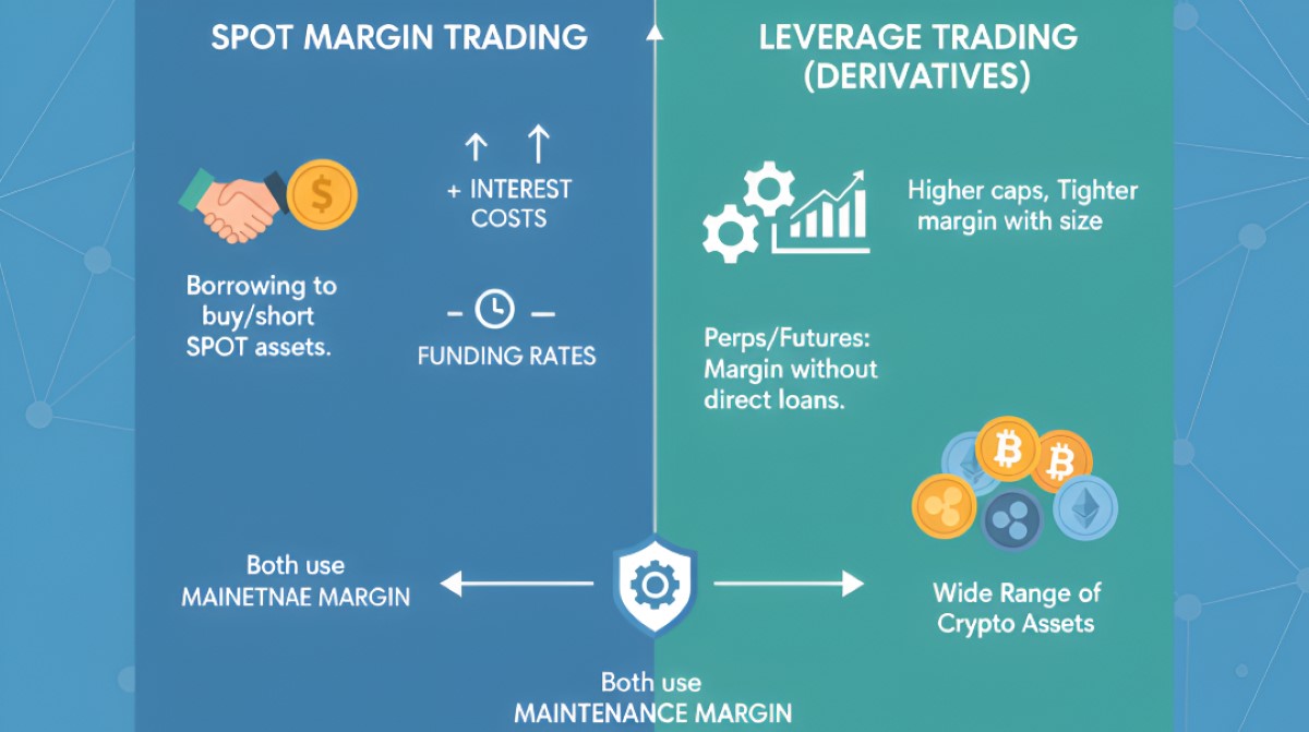 Crypto Leverage vs Margin Trading Explained