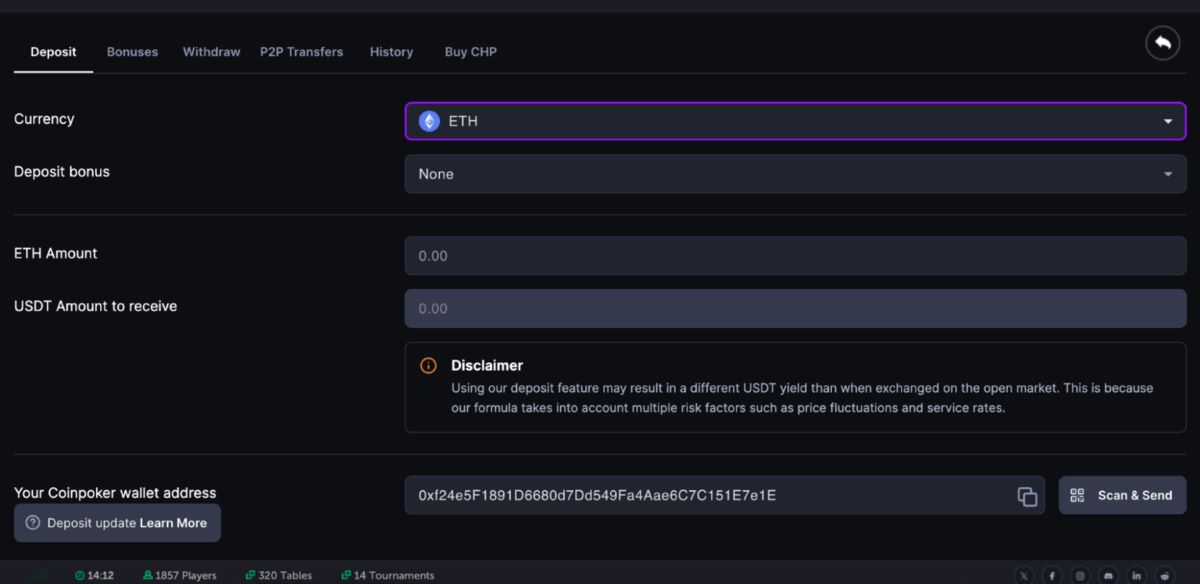 Fund Your Account With Crypto or Fiat